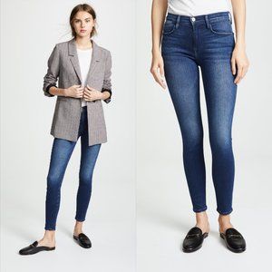 NEW FRAME Le High Skinny Jeans Silver Springs